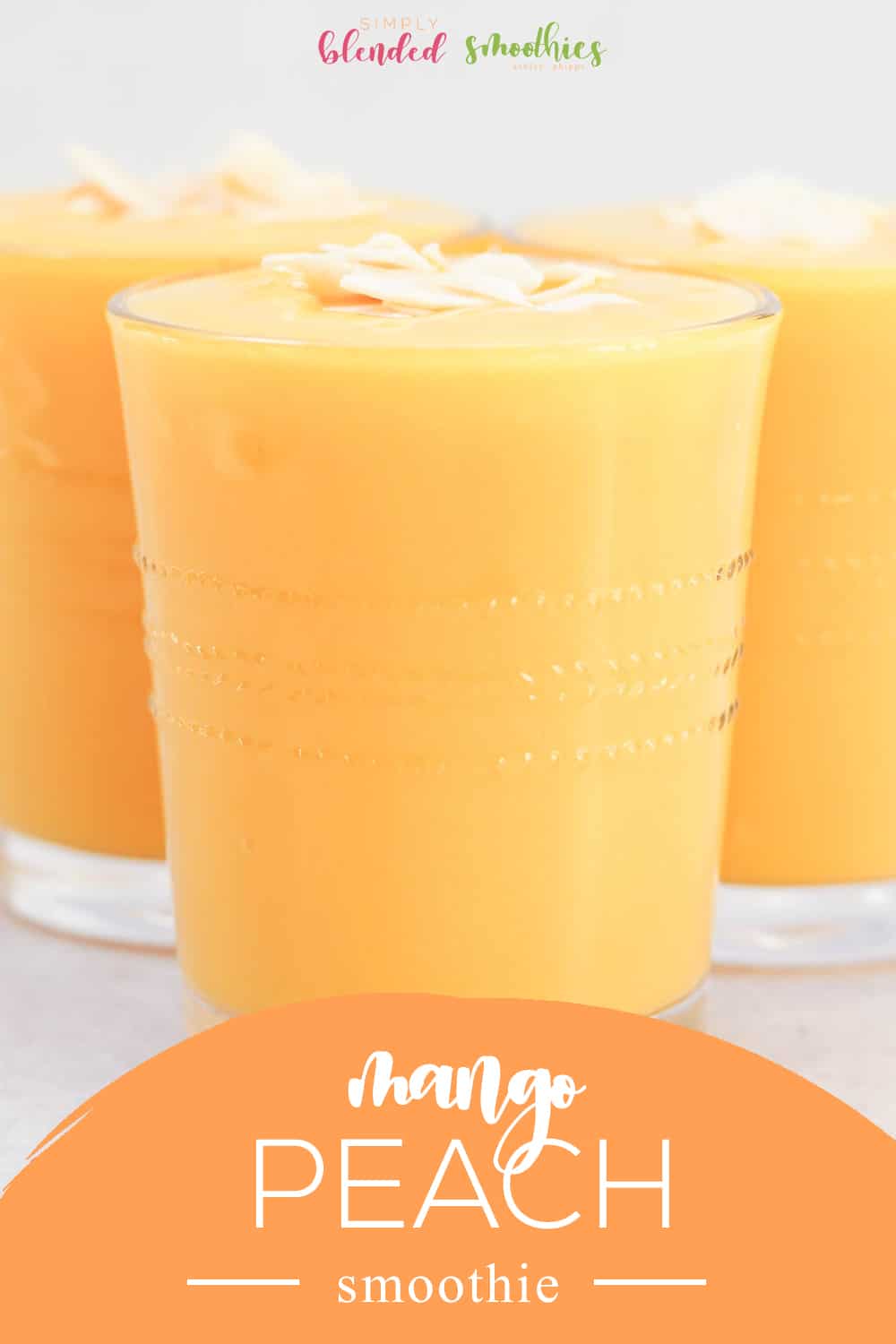 The Tropical Flavors In This Mango Peach Smoothie Are Such A Refreshing Healthy And Delicious Way To Start Your Morning