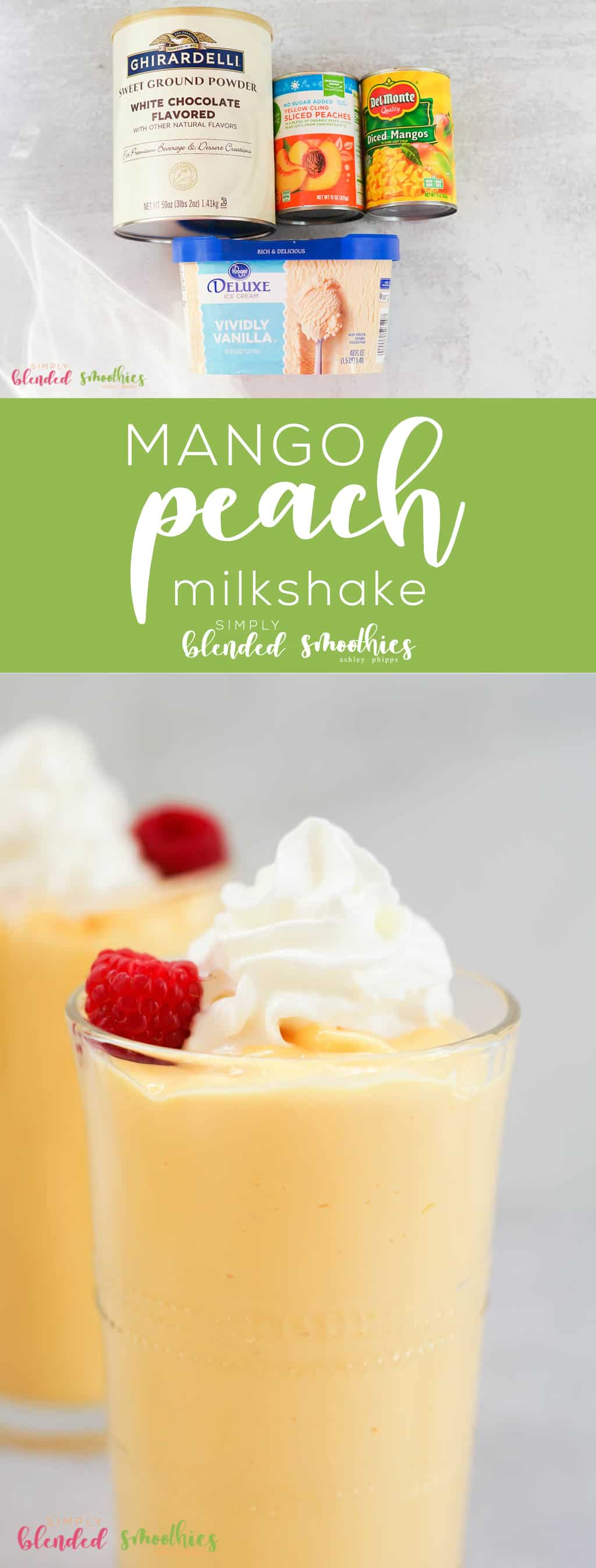 This Mango Peach Milkshake Is A Delicious Treat Perfect That You Can Make In Your Home During The Summertime Or Any Time Of Year