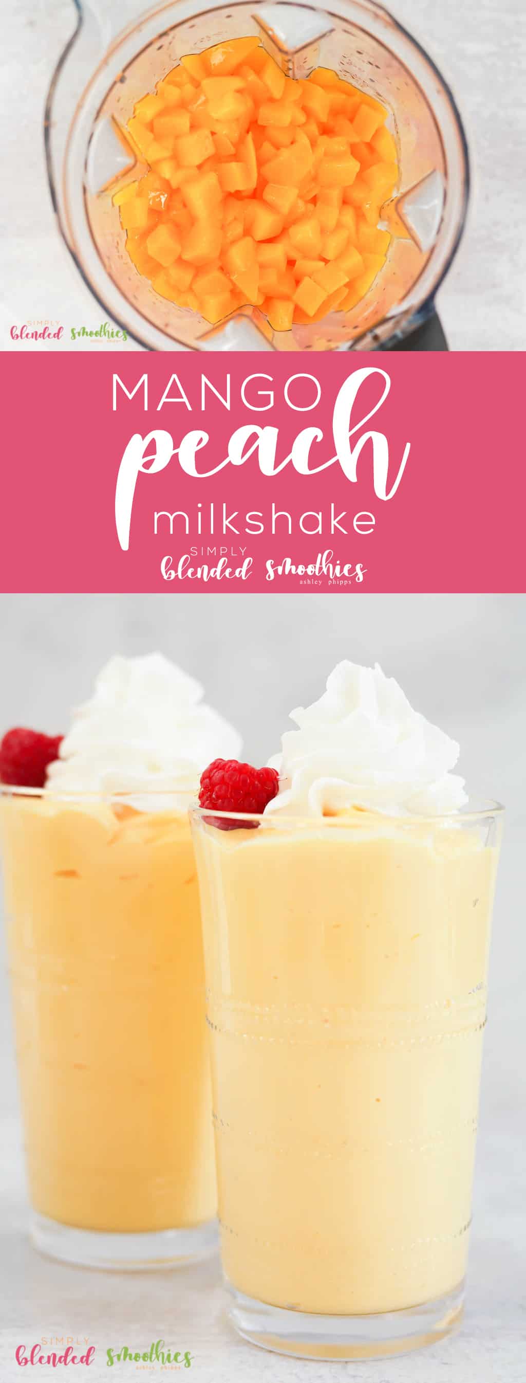 This Mango Peach Milkshake Is A Delicious Treat That You Can Make In Your Home With A Secret Ingredient That You Do Not Want To Miss