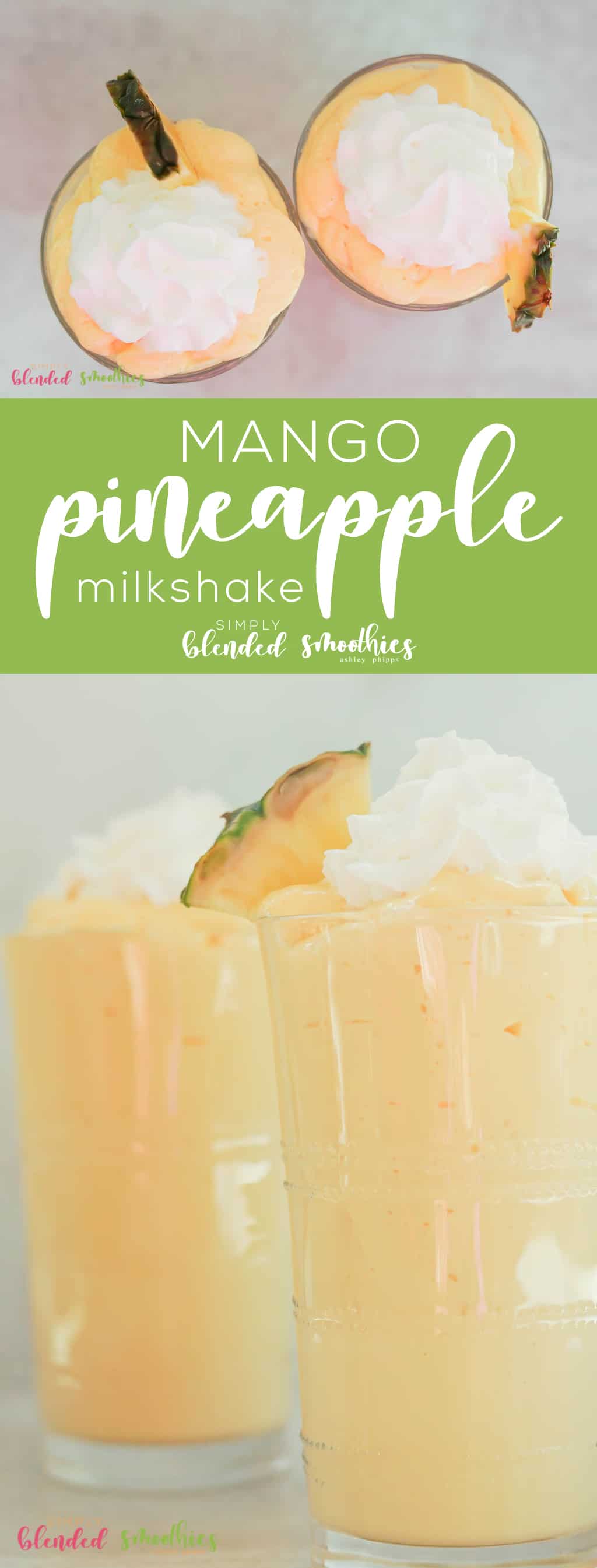 This Delicious Mango Pineapple Milkshake Is Tropical-Inspired And So Yummy