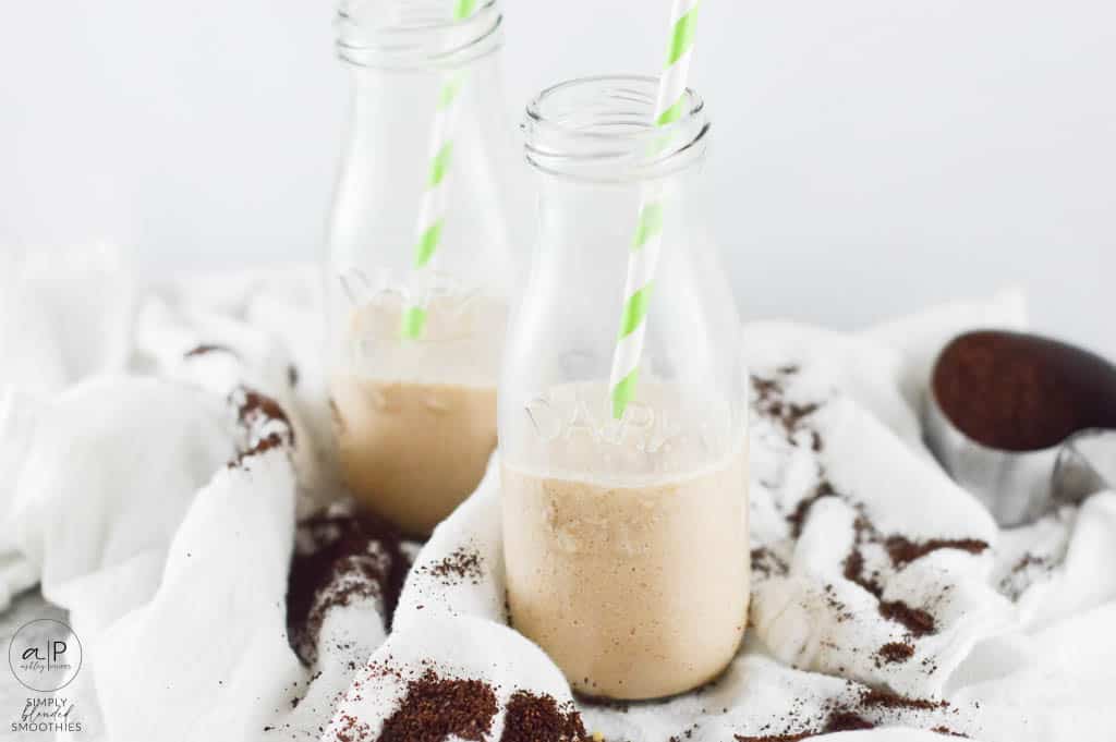 Yummy Smoothie Made With Coffee Cream And Caramel